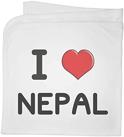 Azeeda 'Szeretem Nepál' Pamut Bébi Takaró / Kendő (BY00025786)