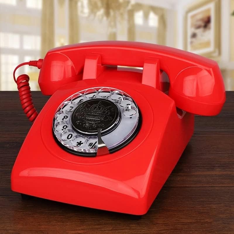 N/A Az Európai Antik Klasszikus Telefon Vezetékes Telefon, Régi Vágású Amerikai Retro Otthoni Vezetékes Telefon, Mini Telefon