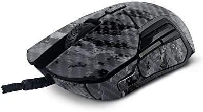 MightySkins Szénszálas Bőr Kompatibilis SteelSeries Rivális 5 Gaming Mouse - Digital Camo | Védő, Tartós Szerkezetű Szénszálas