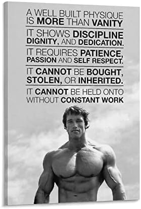 Arnold Schwarzenegger Poszter, Művészi Plakátok Fitness Inspiráló Idézetek (3) Fali Vászon Művészi Nyomatok a Fali Dekor Room Decor Hálószoba