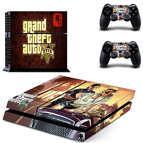 A PS5 LEMEZ - Játék Grand GTA-Lopás, Valamint Automatikus PS4 vagy PS5 Bőr Matrica PlayStation 4 vagy 5 Konzol, Illetve az