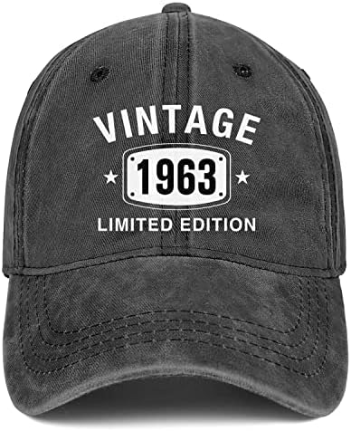 60 Születésnapi Ajándékok Férfiaknak a Nők Kalapot 1963 Vintage 60 Éves Hímzett Baseball Sapka