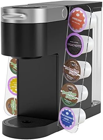 WEIGUZC 2 Csomag Sima, pohártartó, Oldalsó Mount K Kupa Szervező, Kompatibilis Szinte az Összes Single-Szolgálni vagy Kettős Funkció kávéfőzők,