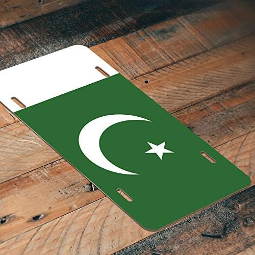 Matricák Home Decor & More Pakisztán Zászló Rendszám Tag Hiúság Újdonság Fém | UV Nyomtatott Fém | 6-Hüvelyk 12-Hüvelyk
