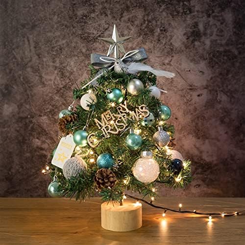 Aetygh 18 cm-es Mini karácsonyfa Lámpák, Asztali karácsonyfa, Karácsonyi Dísztárgyak, Karácsonyi Dekoráció, Beltéri Irodai