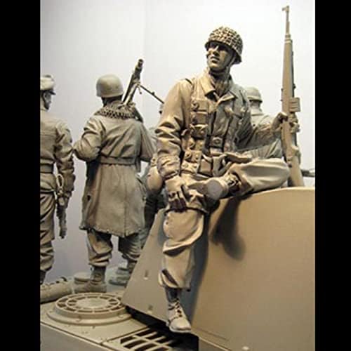 Goodmoel 1/16 Katonai Háborús Témájú második VILÁGHÁBORÚ amerikai Hadsereg Tartály Katona Gyanta Modell Kit (Nem)/Összeszerelt, valamint