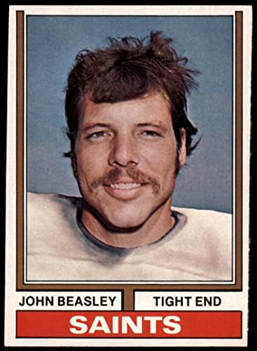 1974 Topps 16 John Beasley Szentek (Foci Kártya) EX Szentek Texas A&M