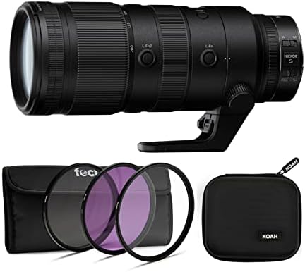 Nikon NIKKOR Z 70-200mm f/2.8 VR S Lencse Csomag 3 Darab Objektív Szűrő Készlet, Kemény Páncélú Szűrő Esetben (Illik 8 Szűrők