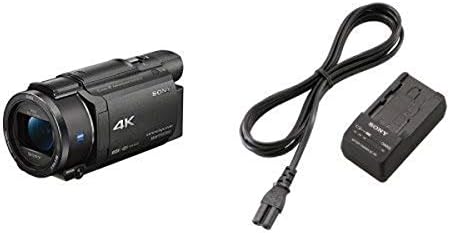 Sony FDRAX53/B 4K HD Videó Felvétel Videokamera (Fekete) Utazási Töltő