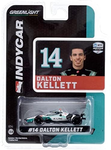 Greenlight 10881 2020-ra NTT IndyCar Series - 14 Dalton Kellett/aj Foyt Vállalkozások, K-Line Indy 500 IndyCar 1/64 Skála