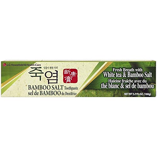 [LG] Fehér Tea & Bambusz Sós Fogkrém 5.7 oz (Csomag 6)