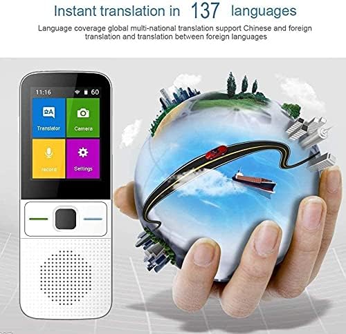 MXJCC Két Módon Fordító Eszköz, 137 Nyelvek Nyelvi Azonnali Hang Fordító, Hordozható Offline Fordító Eszköz, Hang & Szöveg