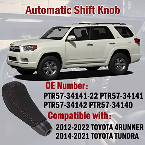 Xiaoyudou Automatikus Shift Gomb A Dombornyomás Toyota 4Runner TRD Pro 2010-2021, Valamint Tundra TRD 2007-2021 (TR-Fekete)