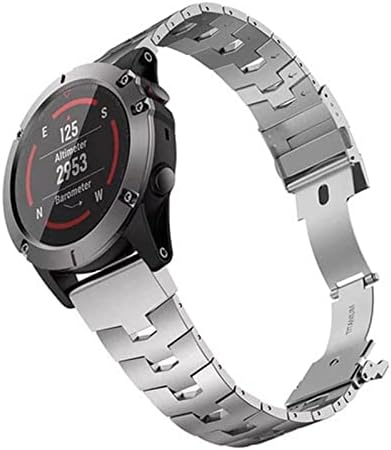 PCGV Quick Fit Titán Ötvözet+Rozsdamentes Acél Watchband A Garmin Fenix 7X 7/6 6X 5X Pro Plusz Heveder Zenekar MARQ/Enduro