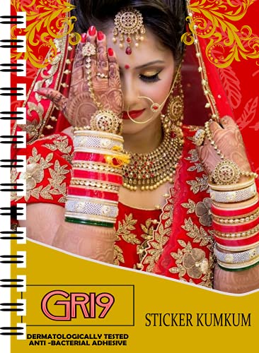 GRI9 960 Sokszínű Bollywood Homlokán Matrica, Öntapadó Test Ékszer 10 oldalas Könyv Különböző Méretű Tetoválás Bindim Kerek Dot Kör