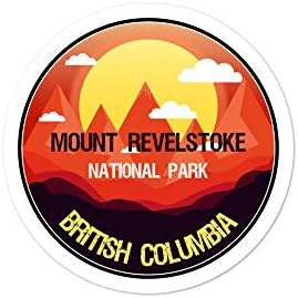 Mount Revelstoke Nemzeti Park (Hegyek Nap) Vinyl Matrica, Matrica 3 5.5