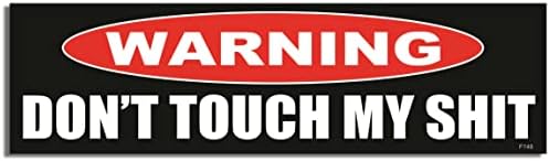 Felszerelés Tatz - Figyelmeztetés: Ne Érintse meg A Szar - Vicces Autó Mágnes - 3 x 10 cm - Szakmailag Készült Az USA-ban - Mágneses