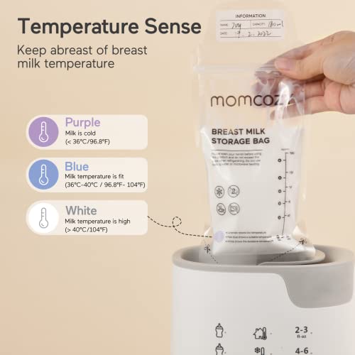 Momcozy Anyatej Tárolása Táskák Hőmérséklet-Érzékelő 120pcs & Dupla Szoptatás Masszírozó Felmelegedés