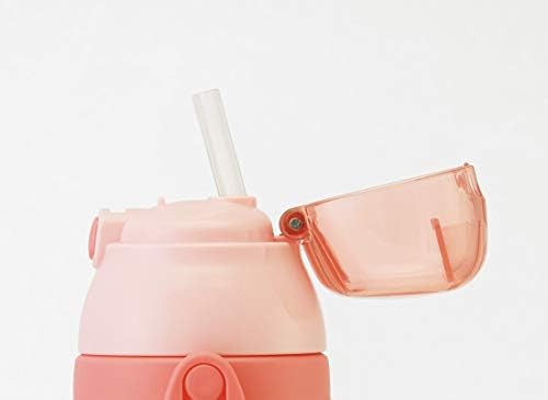 rozsdamentes gyermekek víz üveg 380ml szívószállal inni 3D-s Hello Kitty uzsonna SSPV4
