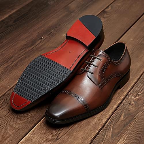 FRASOICUS Férfi Valódi Bőr alkalmi Cipő Oxford Formális Ruha Cipő Férfi