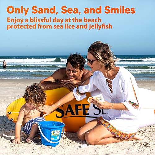 Biztonságos Tengeri SPF50+ Gyerekek 3.4 oz. & SPF40 Spray 4 oz. Fényvédő | érzékeny bőr | anti medúza, Tengeri Tetvek sting védő krém