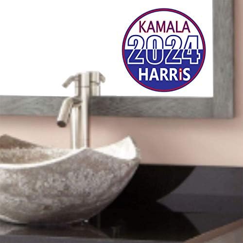 Kamala Harrist az Elnök Matrica - 2024-Es Elnökválasztás Matrica 3 x 3 | Első, De Nem Az Utolsó - Amerika Szavazás Fehér Ház Politikai Győzelem