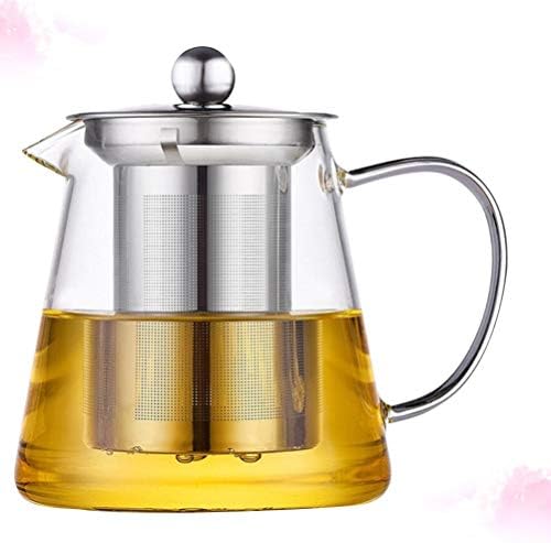 Hemoton Üveg Teáskanna Cserélhető Infúzió Tűzhely Teás Kanna Teát Készítő Konyha felszerelés Kávé Laza Levél Tea, Virágzó Tea