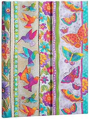 Paperblanks Keménytáblás Journal Kolibri & Flutterbyes | Bélelt | Ultra (180 × 230 mm)