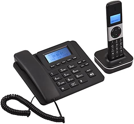 XIXIAN Vezeték nélküli Telefon,D2002 TAM Bővíthető Vezetékes/Vezeték nélküli Telefon Rendszer, Üzenetrögzítő, Hívófél-AZONOSÍTÓ/a