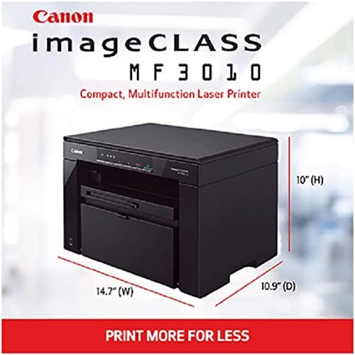 Canon imageCLASS MF3010 VP Vezetékes fekete-Fehér Lézer Nyomtató Scanner, USB Kábel tartozék, Fekete