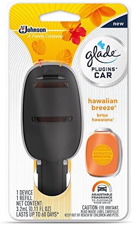 Glade PlugIns Autó Illatosító Starter Kit, Hawaii-I Szél, 0.11 Fl Oz