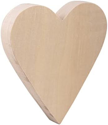 Youdoit Egyszerű, Fából készült Szív -, hogy Díszíteni, valamint Személyre - 20 x 18,5 x 2,7 cm
