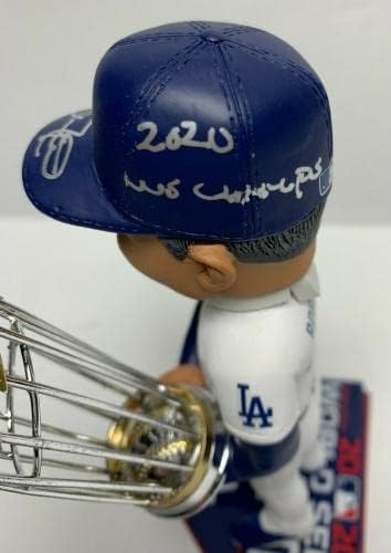 Dave Roberts Aláírt 2020-As World Series Bólogatós PSA 9a15234 Dodgers - Dedikált MLB Figurák