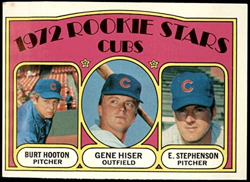 1972 Topps 61 Cubs Újoncok Burt Hooton/Gén Hiser/Earl Stephenson Chicago Cubs (Baseball Kártya) VG Cubs