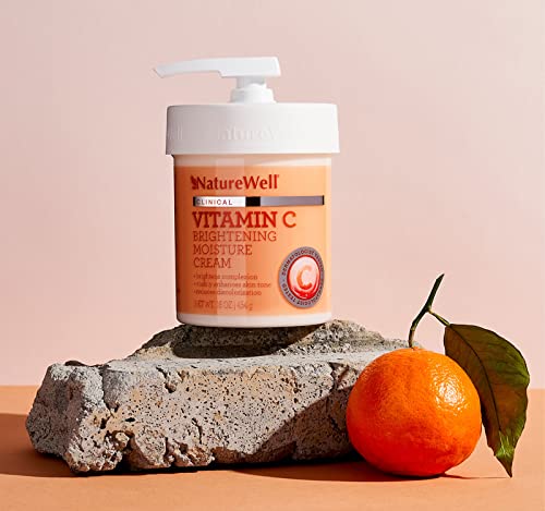 NatureWell 2.0 C-Vitamin + Retinol Csomag, C-Vitamin Csillogó Testápoló (16 Oz) + Retinol Speciális Hidratáló (16 Oz), Nem Zsíros, Tökéletes