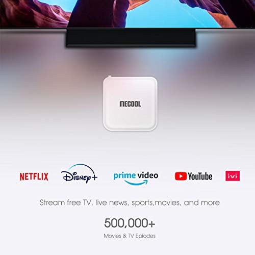 MECOOL KM2 Android TV Netflix 4K a Google Asszisztens Építeni a 4K HDR Streaming Media Player Google Minősített Ingyenes HDMI Kábel