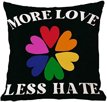 A nemek közötti Egyenlőség LGBTQ Meleg Büszkeség Leszbikus Párnát Fedezze Még Kevésbé Szeretik Utálni párnahuzat párnahuzat