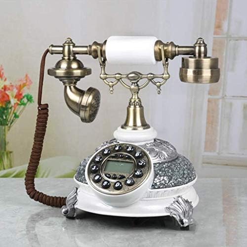 KLHHG Európai Antik Telefon, Retro Klasszikus Telefon-Telefonok Klasszikus Asztal Vezetékes Telefon Valós idejű & Caller ID Kijelző