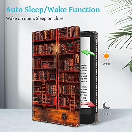 Állj Case 6 Kindle (11 Generációs, 2022 Kiadás),Ultra Könnyű PU Shell Cover Automatikus Wake/Sleep