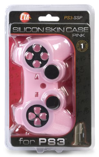 PS3 Szilikon Vezérlő Hüvely - Rózsaszín
