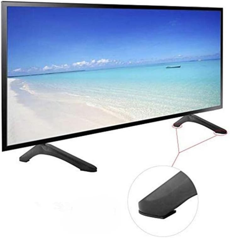 SAWQF 2db Univerzális TV-Állvány Alap Mount a 32-65 Inch LCD TV-Fekete Tv Konzol Asztal