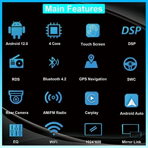 Android 12.0 Autó Rádió Honda Civic -2020, Vezeték nélküli Autós Játék Android Automatikus GPS Navigáció autóhifi, 9 hüvelykes HD kijelző,