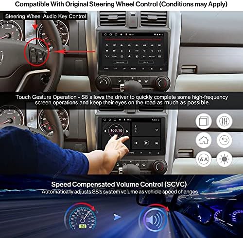 ATOTO CA-AEC01 Autó Erősítő Kompatibilis S8G2113LT 10 Vezeték nélküli Dupla DIN autórádió, Vezeték nélküli Apple CarPlay &