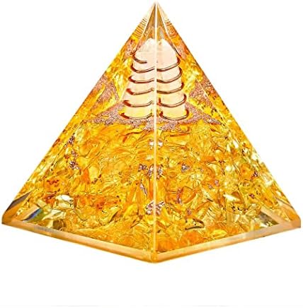 LUNKOEN Új Inspiráló Kristály Orgonite Piramis a Gazdagság, Siker, Egészség, Csakra Orgon Piramis Védelem Energia Generátor Gyógyító