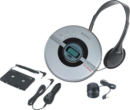 Sony D-EJ106CK Walkman Hordozható CD Lejátszó az Autó Kit (Ezüst)