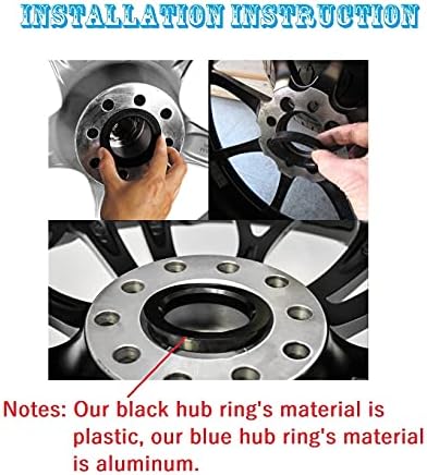 PreeminentMotors Műanyag hub Gyűrű Kerék/Felni/Kerék Távtartó/Kerék Adapter 73.1 mm 66.06 mm/ Kerék hubcentric Gyűrű OD =73.1