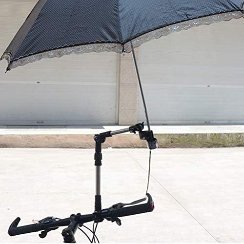 Abaodam Esernyő tartó tartó Forgatható Csatlakozó Kormány keretes Állvány Állítható 2. Szakasz Cső Kezelni a Kerékpár, Babakocsi,