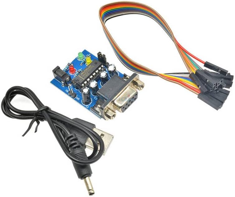 MAX232 TTL RS232 Átalakító Modul Beépített MAX232CPE Átutalás Chip 3.3 V 5V tápfeszültség Bemenet LED Power RXD TXD az Arduino