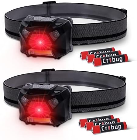 KueHe H2 Piros Lámpa LED-es Fényszórók Pack 2 Fényszóró Vakító Fényszóró fényszóró Felnőttek számára