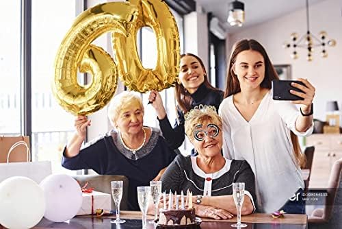 60. a Születésnapi Ajándékokat, a Nők 60 Éves Születésnapi Tiara, Szárny, Torta Topper, Gyertyát, Szemüveg 60 Születésnapi Party